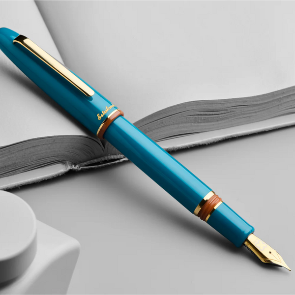 Back to the Land Fountain Pen Funky Lake (Blue)