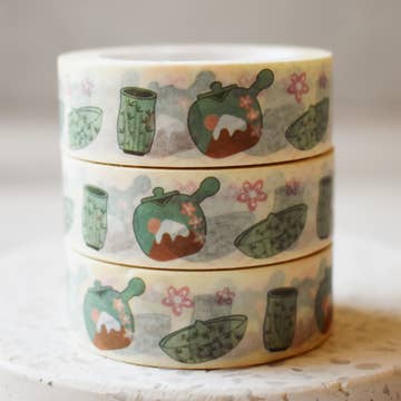 Bamboo Tea-ware Washi Tape