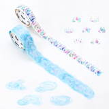 Bande Rainbow Rain Washi Roll Sticker