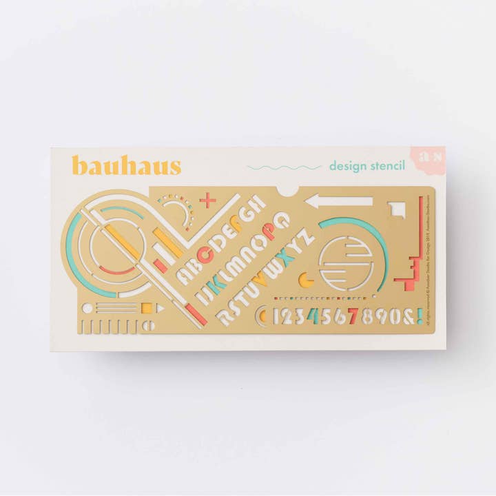 Plantilla de dibujo Bauhaus, Design &amp; Craft