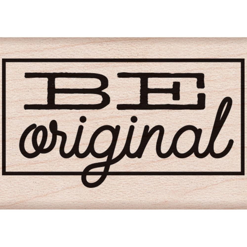 Be Original Rubber Stamp