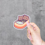 Bear Bento Box Vinyl Sticker