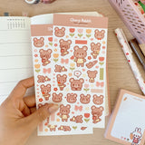 Bear Friends Sticker Sheet