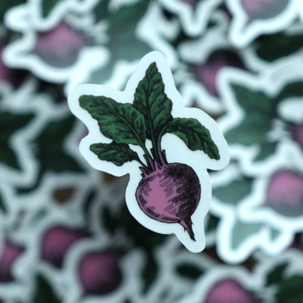 Beet Vinyl Sticker