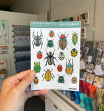 Beetles Sticker Sheet