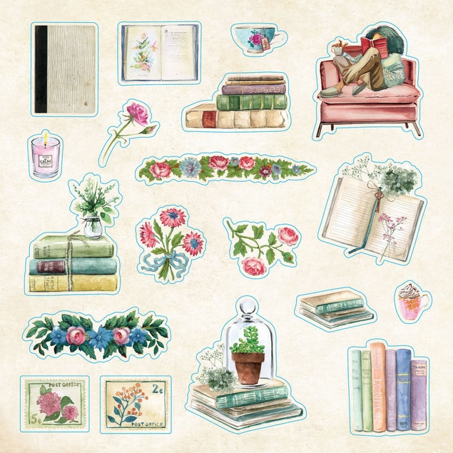 Bibliophelia Ephemera Sticker Book