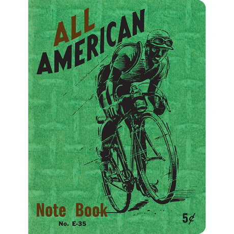 Cuaderno de notas americano del ciclista