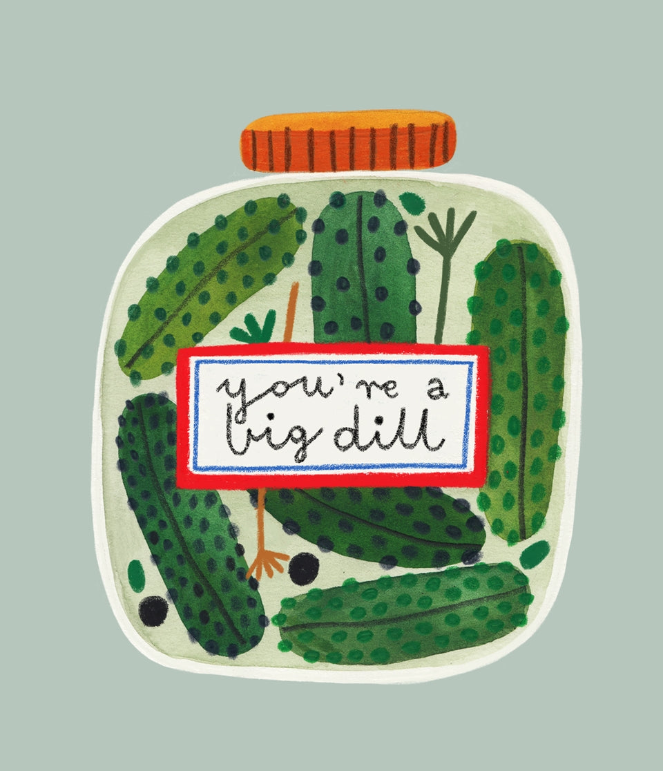 Daria Solak Illustrations Big Dill Sticker