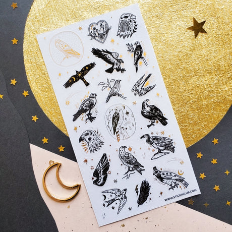 Birds of Prey Sticker Sheet