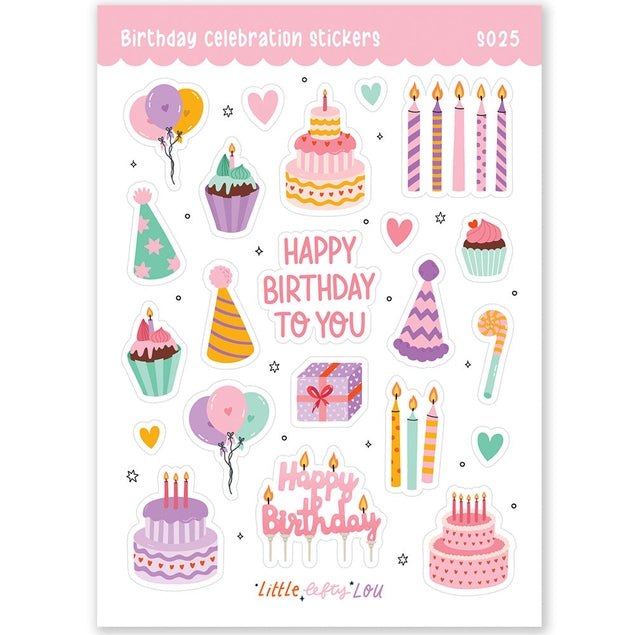 Birthday Celebration Stickers