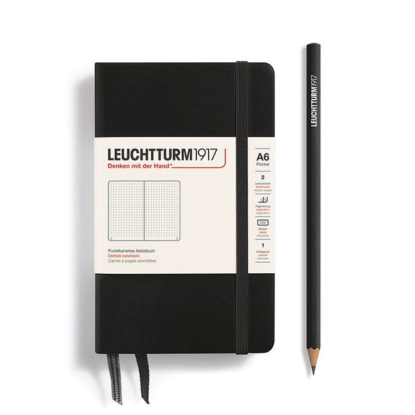 Black Hardcover Pocket Notebook