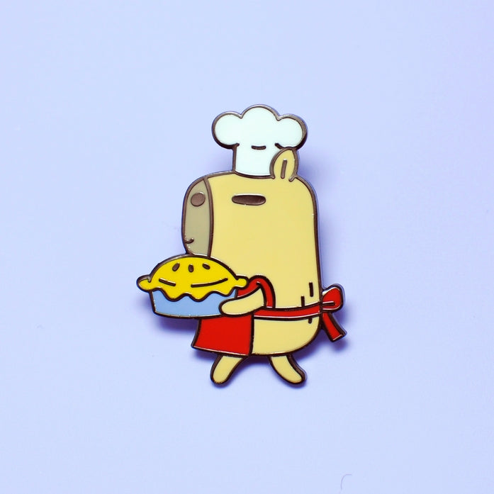 Capybara Baker Pin