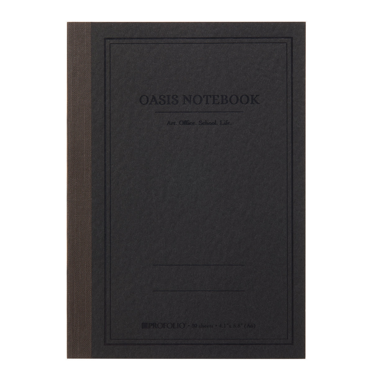 ProFolio Oasis Notebook A6 Charcoal