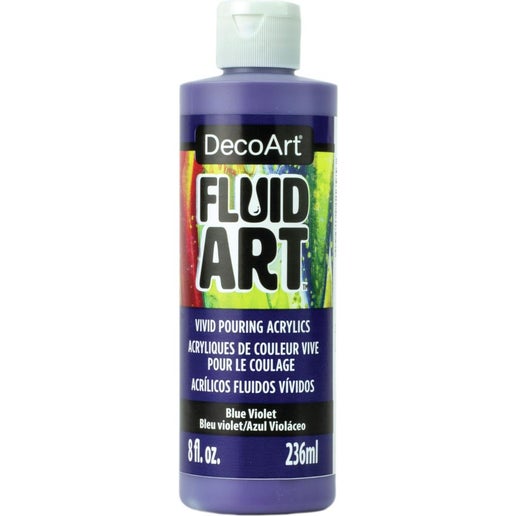50% OFF - Blue Violet FluidArt Ready-To-Pour Acrylic Paint 8oz