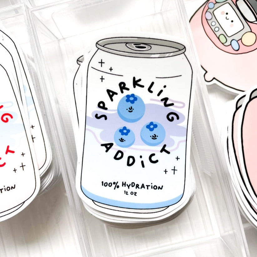 Blueberry Sparkling Addict Sticker