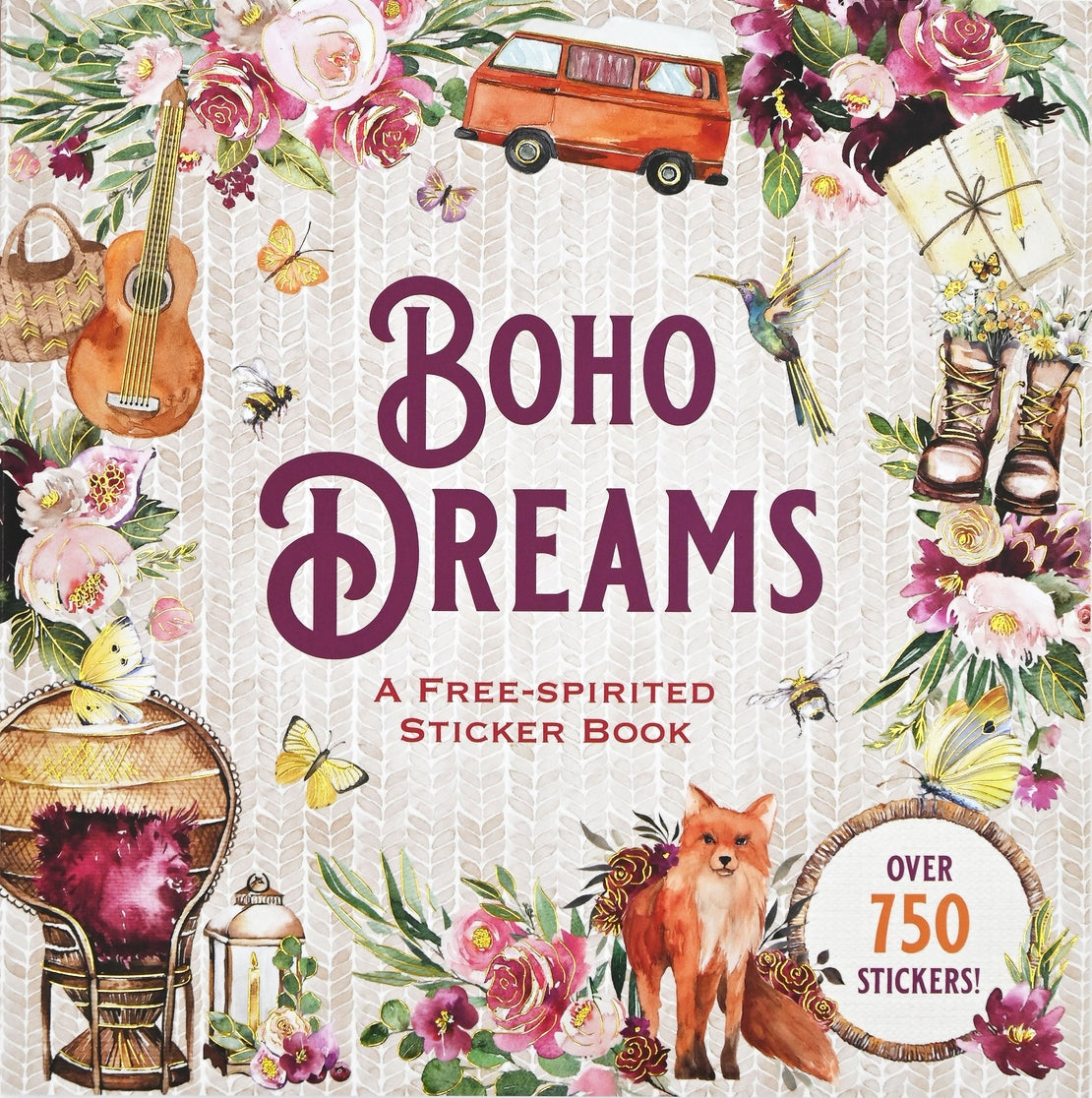 Libro de pegatinas Boho Dreams