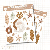 Boho Ornament Journaling Sticker Sheet