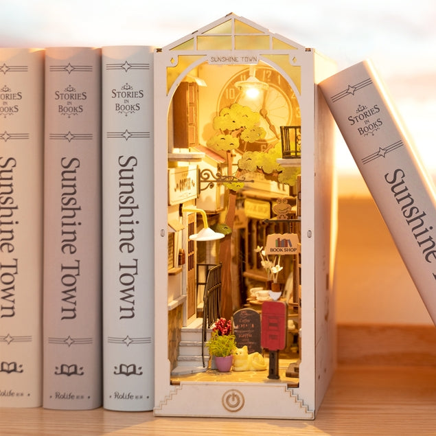 Sunshine Town Book Nook Kit DIY Miniature House