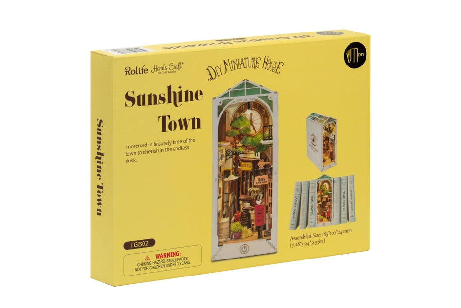 Sunshine Town Book Nook Kit DIY Miniature House