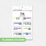 Books Tracker Planner Stickers