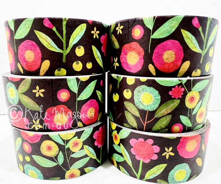 Bright Floral Washi Tape