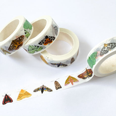 British Moths Washi Tape