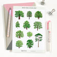 British Trees Stickers Sarah Frances