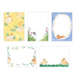 Papier Platz x Schinako Moriyama Memo Pad - Herbs and Flower Rabbit