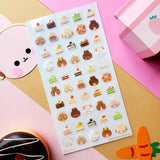 Buns & Cake Sticker Sheet