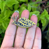 Butterfly Sea Slug Nudibranch Enamel Pin - 25% To Charity