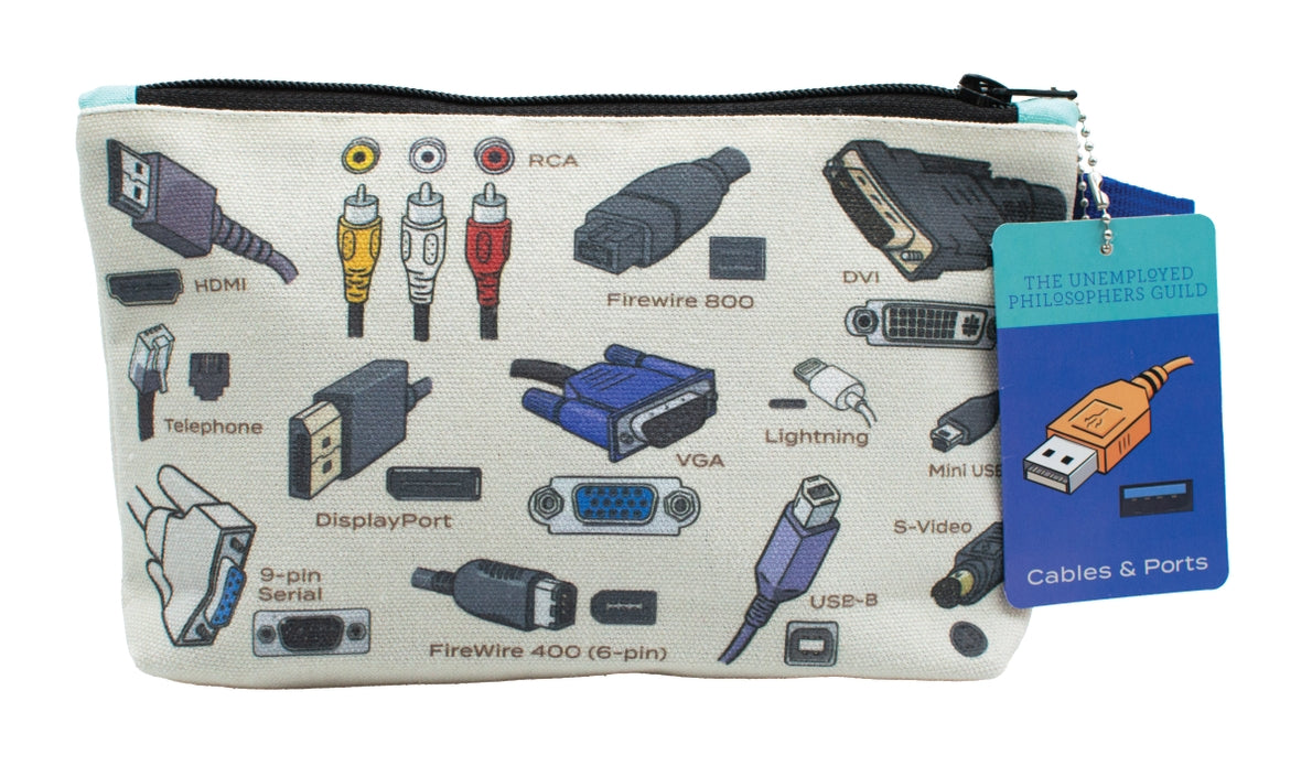 Cables & Ports Zipper Bag