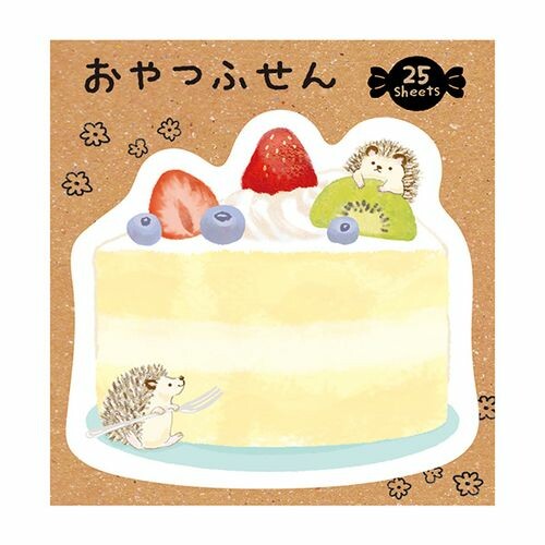 Cake & Hedgehog Sticky Notes