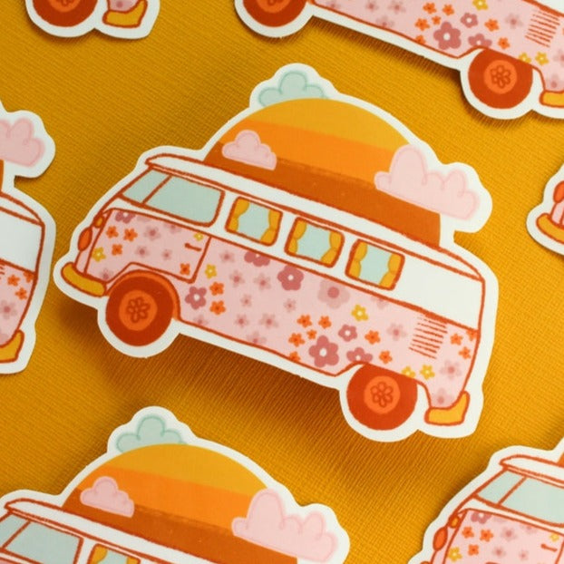 Camper Van Vinyl Sticker