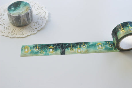 Canopy Glow Washi Tape - Woodland Lantern