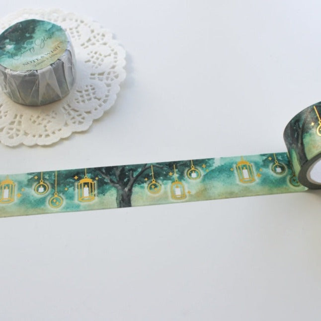 Note & Wish Washi - Canopy Glow Washi Tape - Woodland Lantern