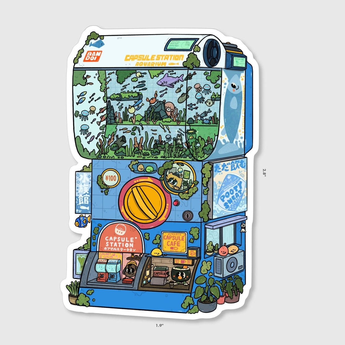 Capsule Station Sticker