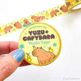 Capybara & Yuzu Washi Tape