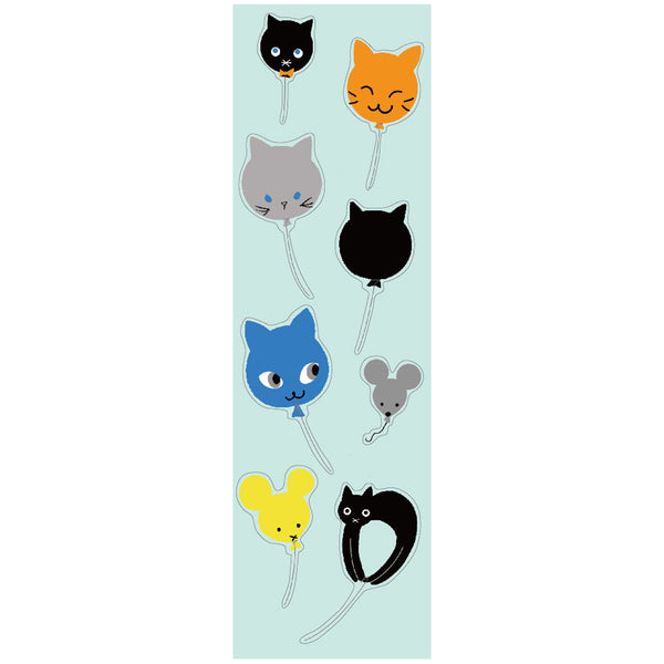 Cat Balloon Sticker