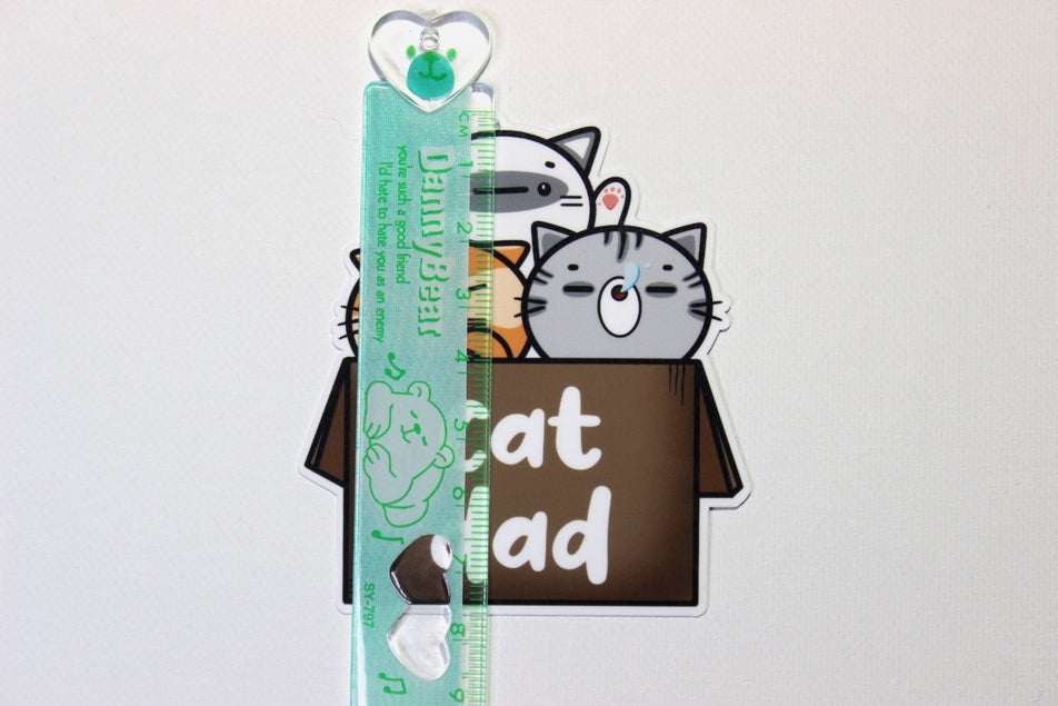 Cat Dad Vinyl Sticker