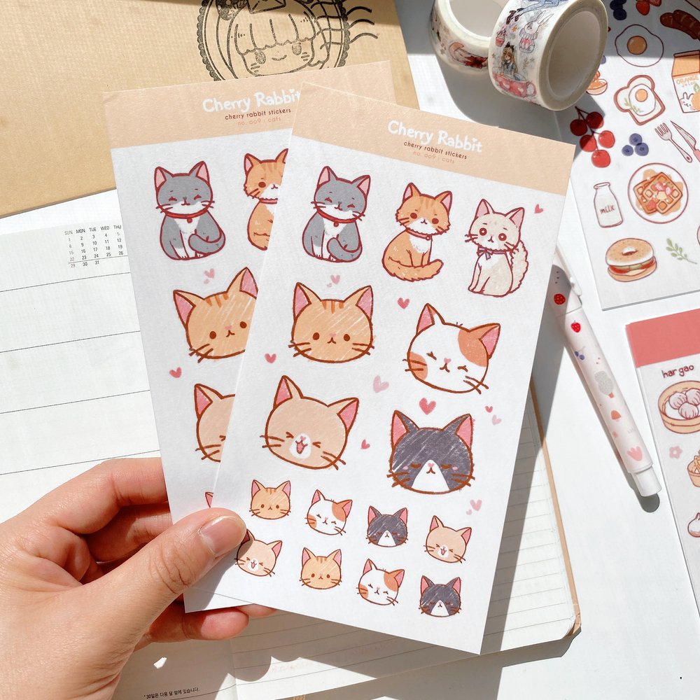 Cats #2 Sticker Sheet