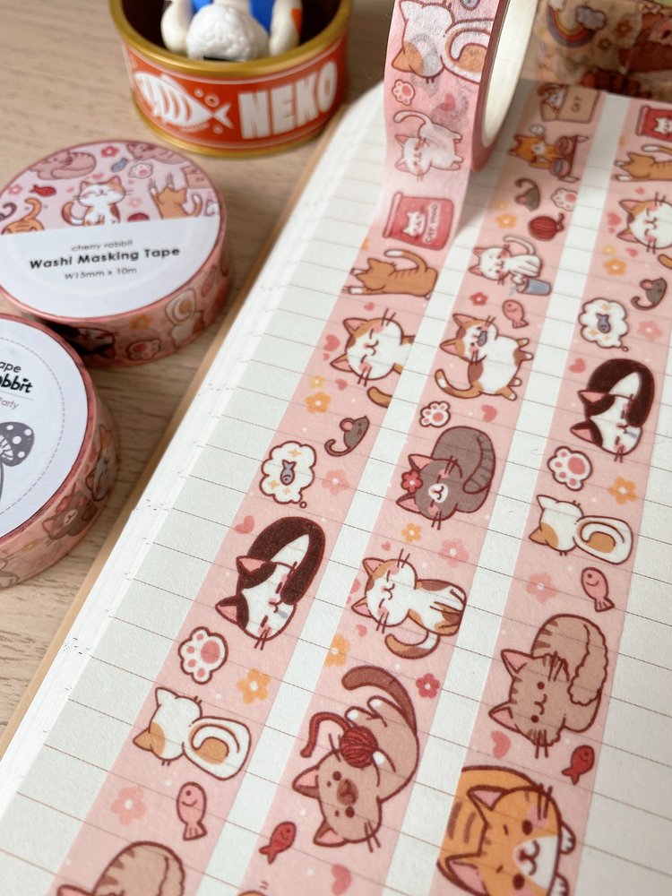 Cats Party Washi Tape