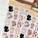 Cats Sticker Sheet