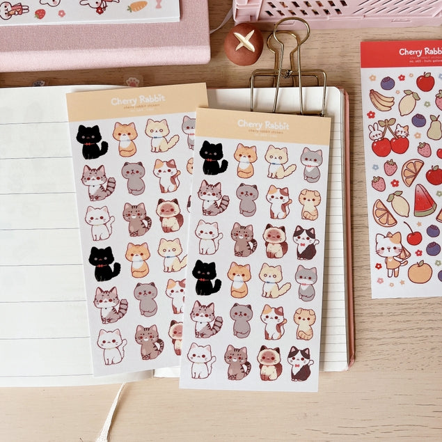 Cats Sticker Sheet