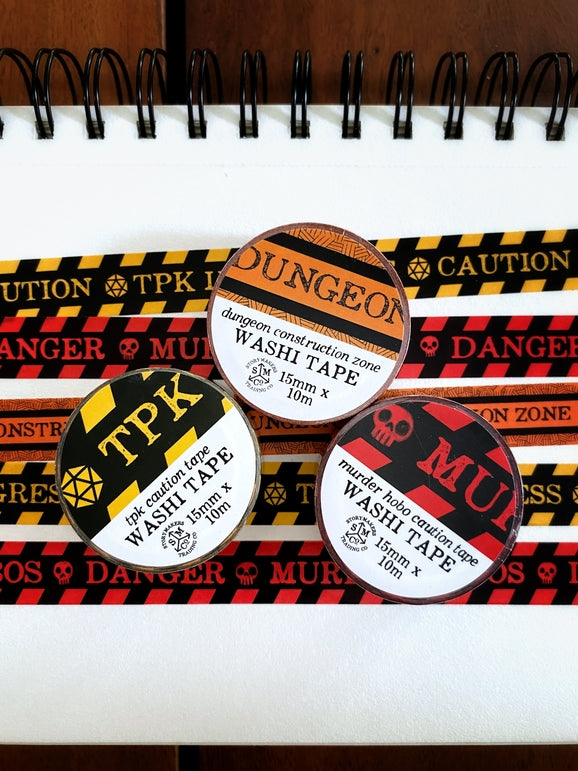 Dungeon Construction Washi Tape For D&D