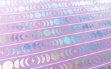 Celestial Moon & Stars Holographic Foil Washi Tape