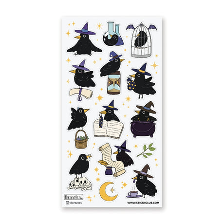 Charming Crows Sticker