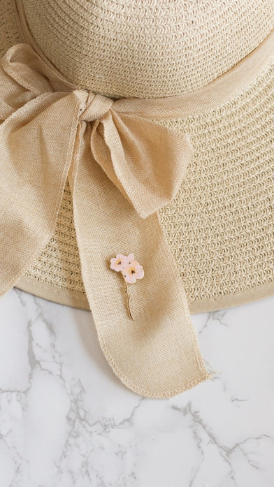 Pin de esmalte con forma de flor de cerezo