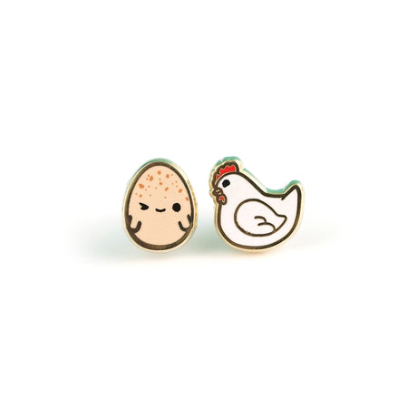 Chicken or the Egg Earrings