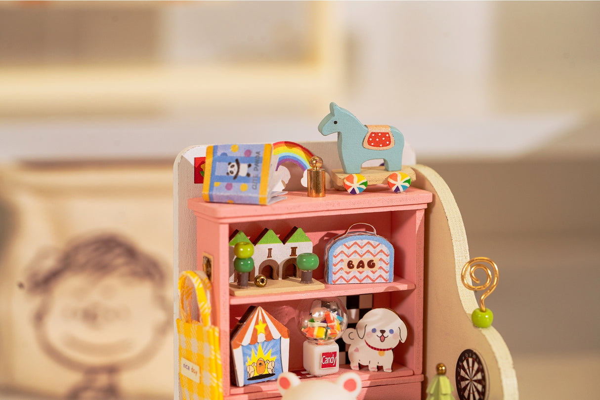 Kit de casa en miniatura para hacer tú mismo una casa de juguete infantil