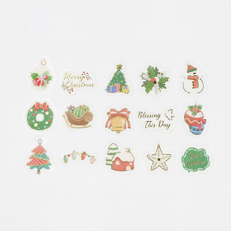 Christmas Hymns Flake Sticker